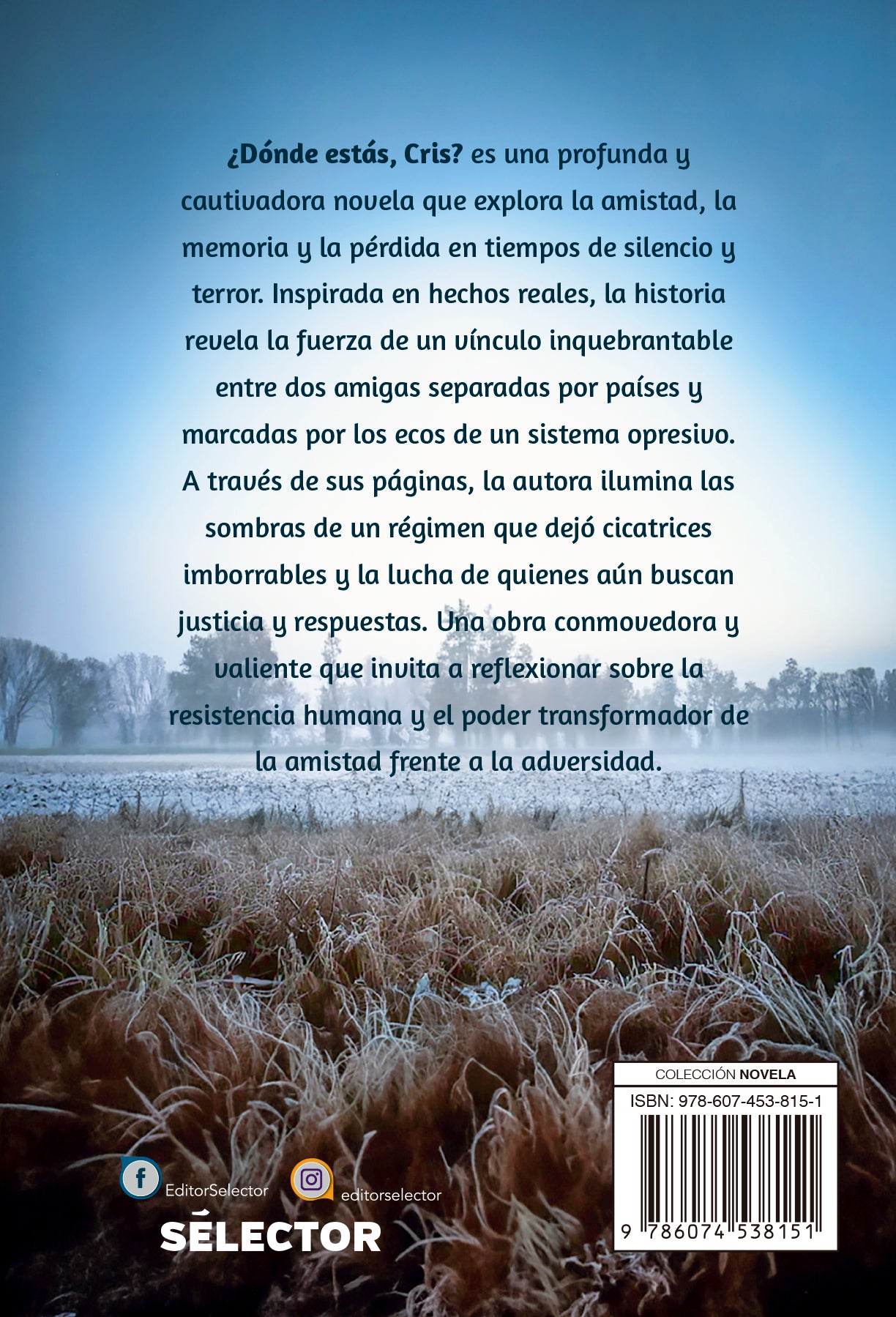 ¿Dónde estás, Cris?