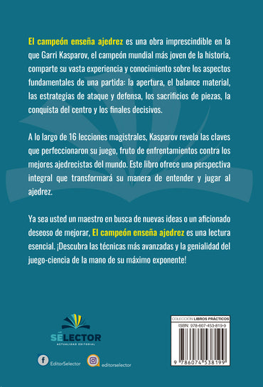 El campeón enseña ajedrez