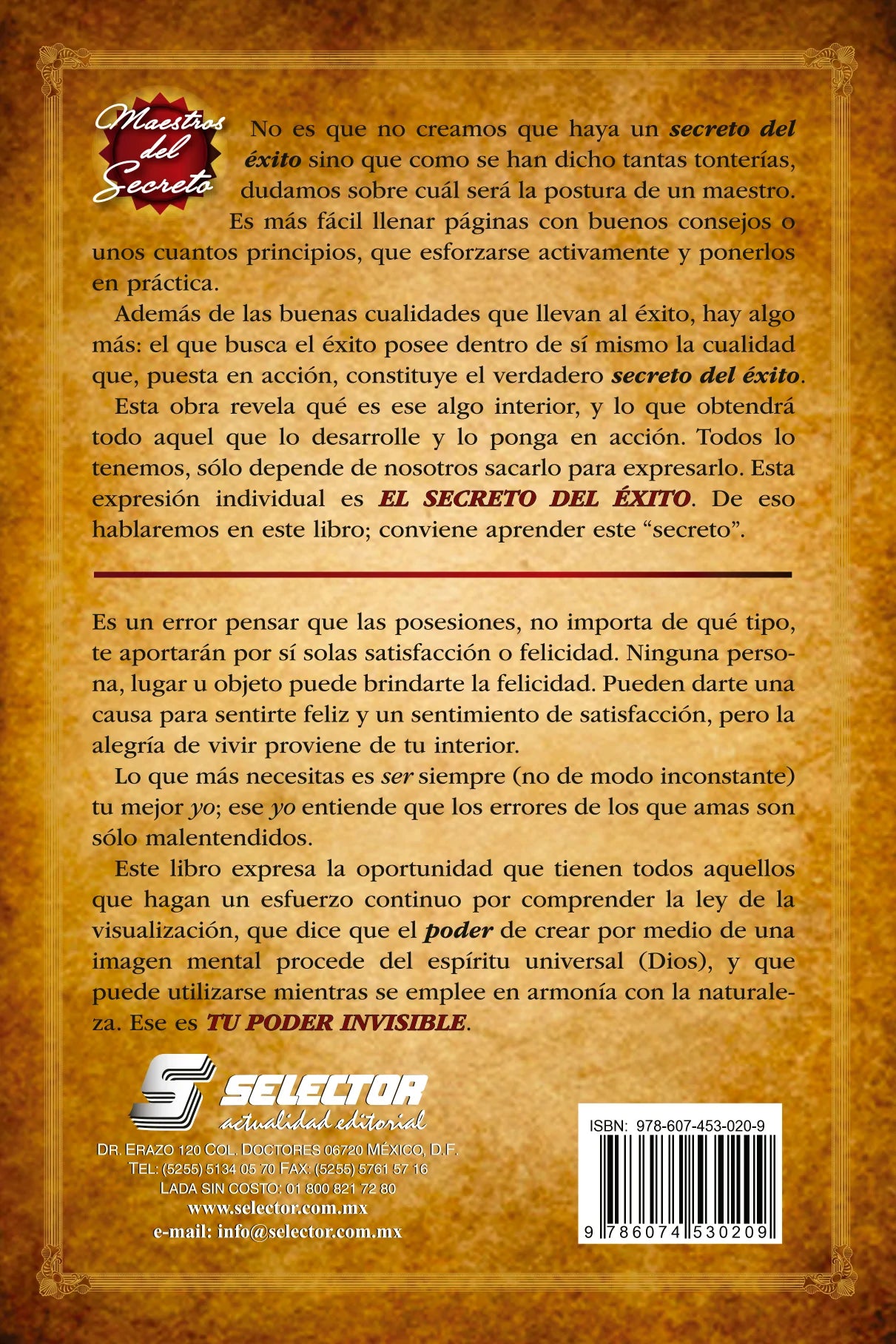 El secreto del éxito y Tu poder invisible - Editorial Selector