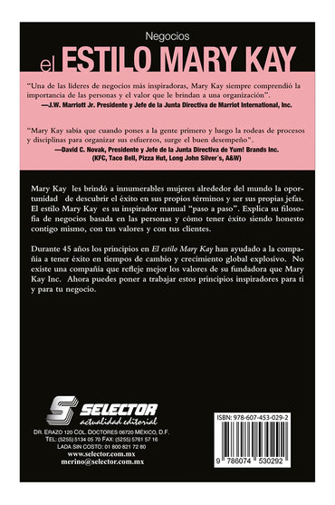 Estilo de Mary Kay, El - Editorial Selector