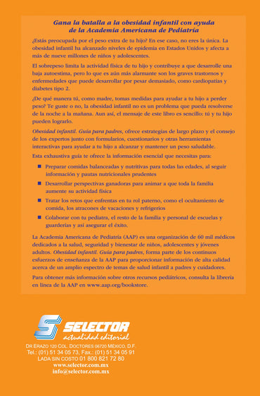 Obesidad infantil. Guía para padres - Editorial Selector