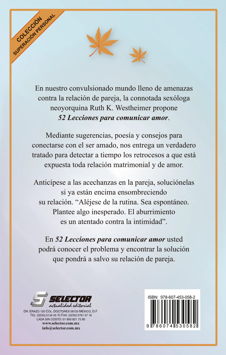 52 Lecciones para comunicar amor - Editorial Selector