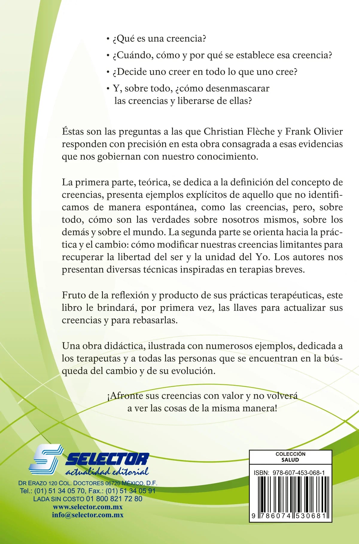 Creencias y terapia - Editorial Selector