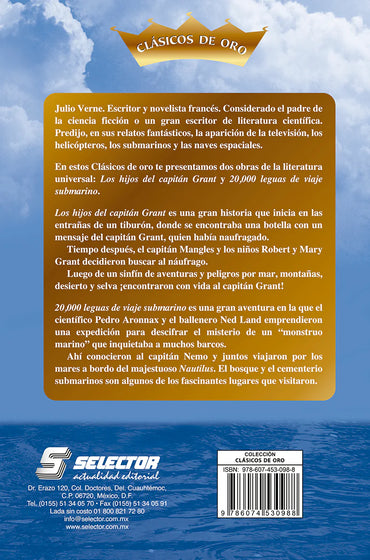 Hijos del capitán Grant, y 20,000 leguas de viaje submarino, Los - Editorial Selector