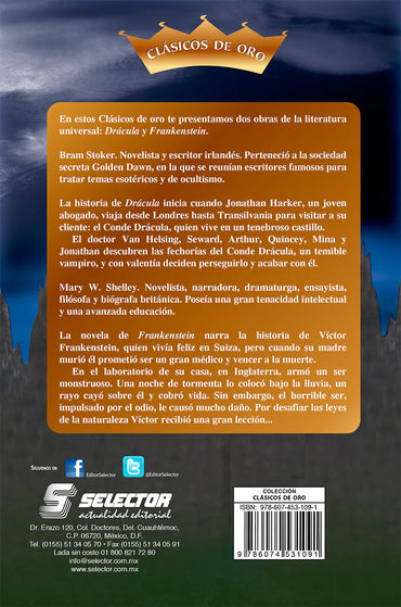 Drácula y Frankenstein - Editorial Selector