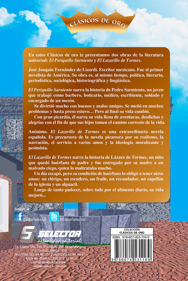 Periquillo Sarniento y Lazarillo de Tormes, El - Editorial Selector