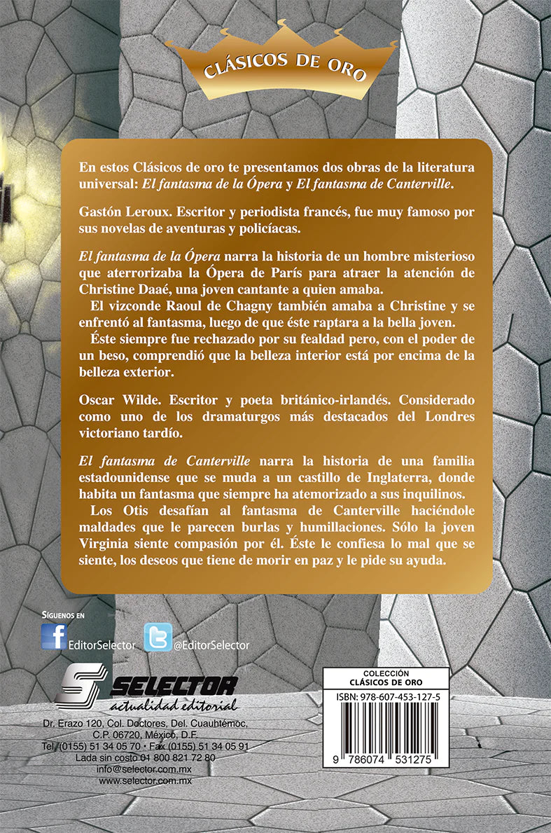 Fantasma de la Ópera y El fantasma de Canterville, El - Editorial Selector