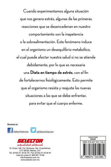 Dieta en tiempo de estrés - Editorial Selector