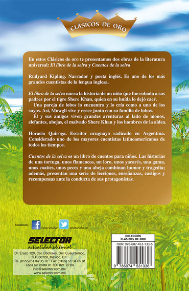 Libro de la selva y Cuentos de la selva, El - Editorial Selector