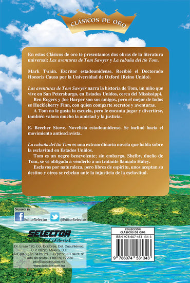 Aventuras de Tom Sawyer y La cabaña del tío Tom, Las - Editorial Selector