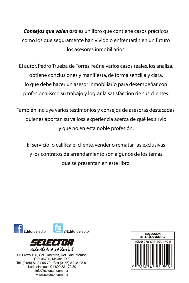 Consejos que valen oro - Editorial Selector