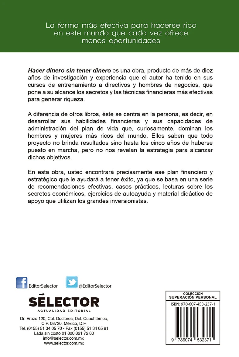 Hacer dinero sin tener dinero - Editorial Selector