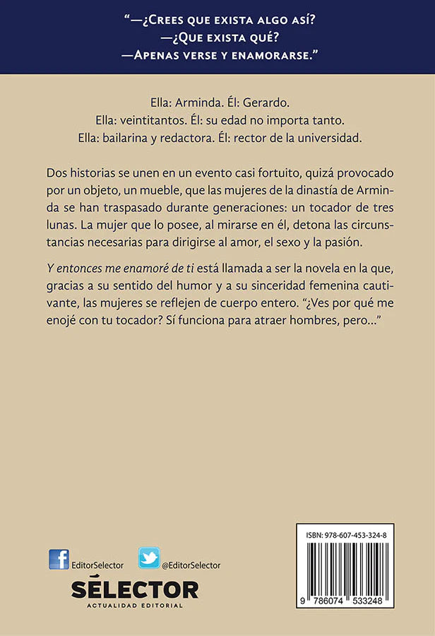 Y entonces me enamoré de ti - Editorial Selector