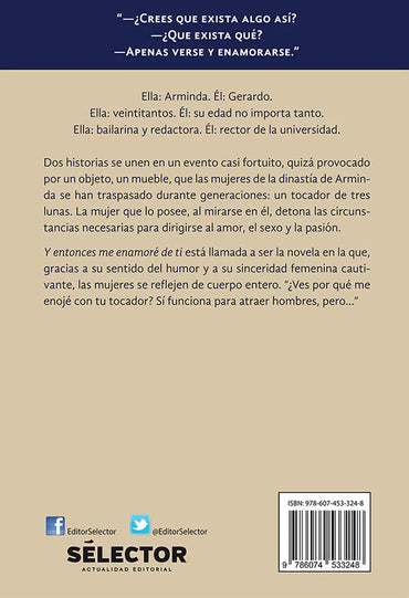 Y entonces me enamoré de ti - Editorial Selector
