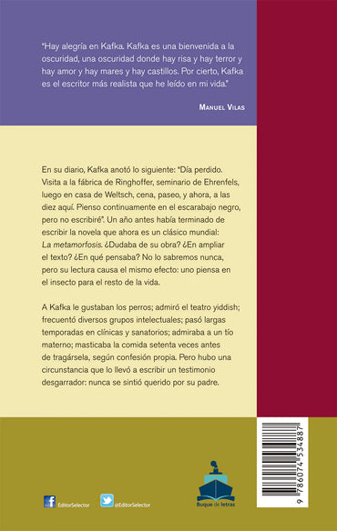 Metamorfosis • Carta al Padre - Editorial Selector