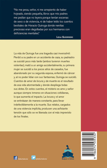 Cuentos de amor de locura y de muerte - Editorial Selector