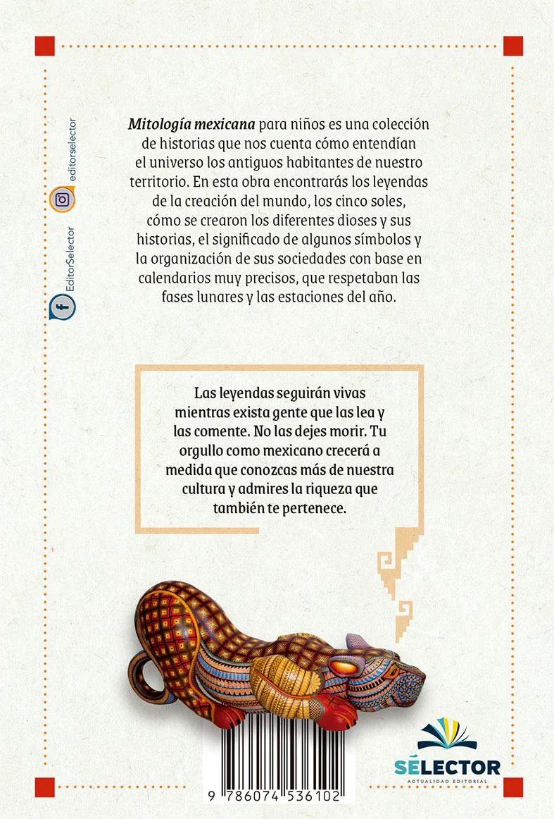 Mitología mexicana para niños - Editorial Selector