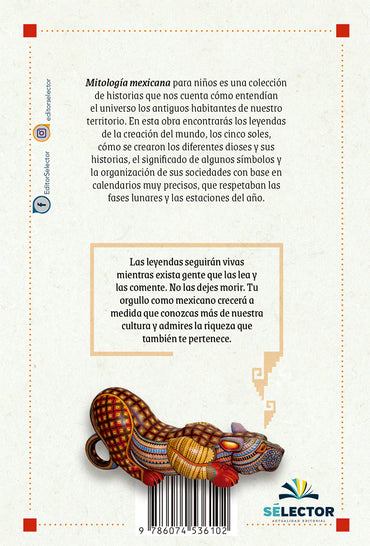 Mitología mexicana para niños - Editorial Selector