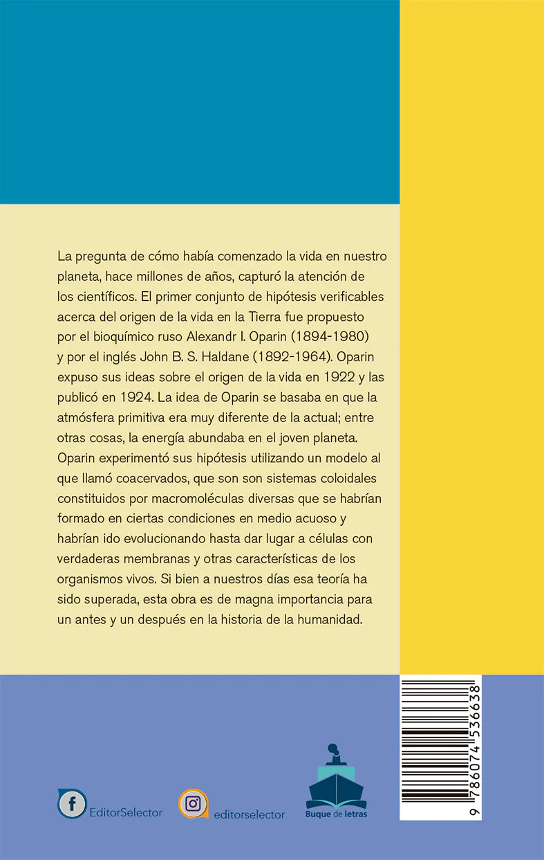El origen de la vida - Editorial Selector