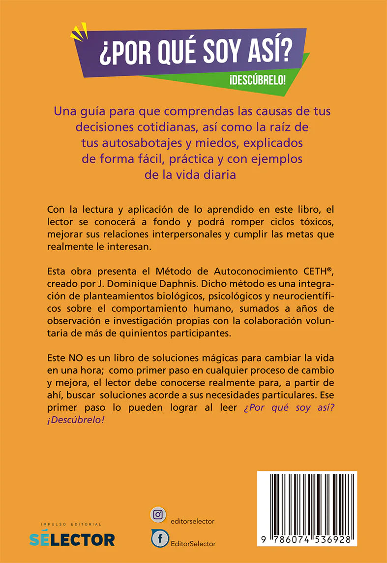 ¬øPor qué soy así? - Editorial Selector