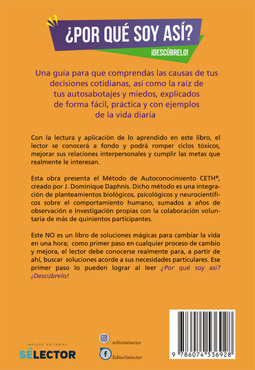 ¬øPor qué soy así? - Editorial Selector