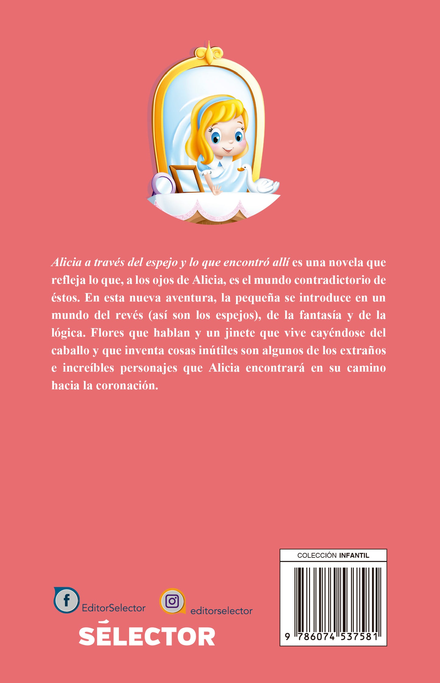 Alicia através del espejo y lo que encontró allí