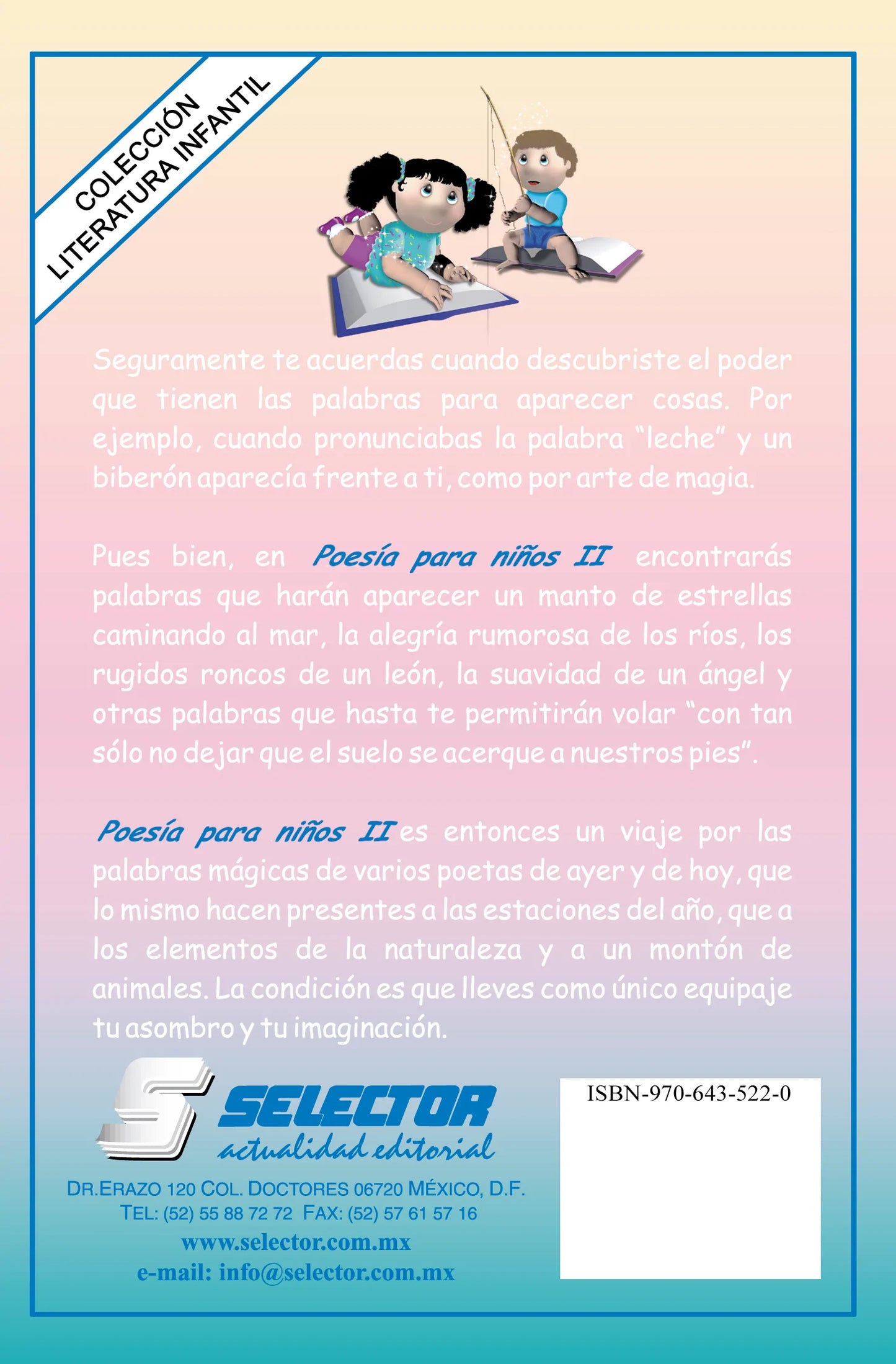 Poesía para niños II - Editorial Selector