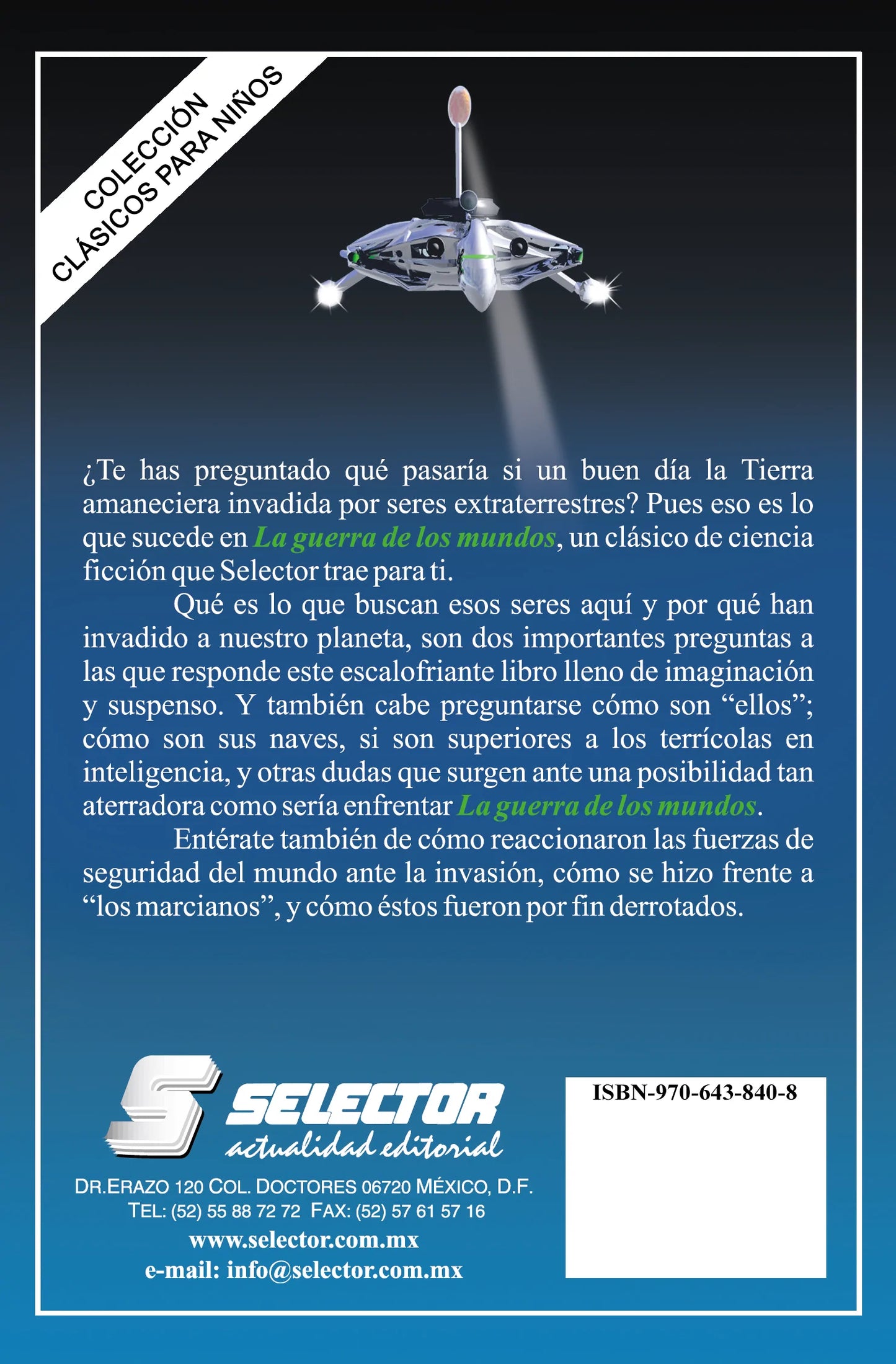 La guerra de los mundos - Editorial Selector