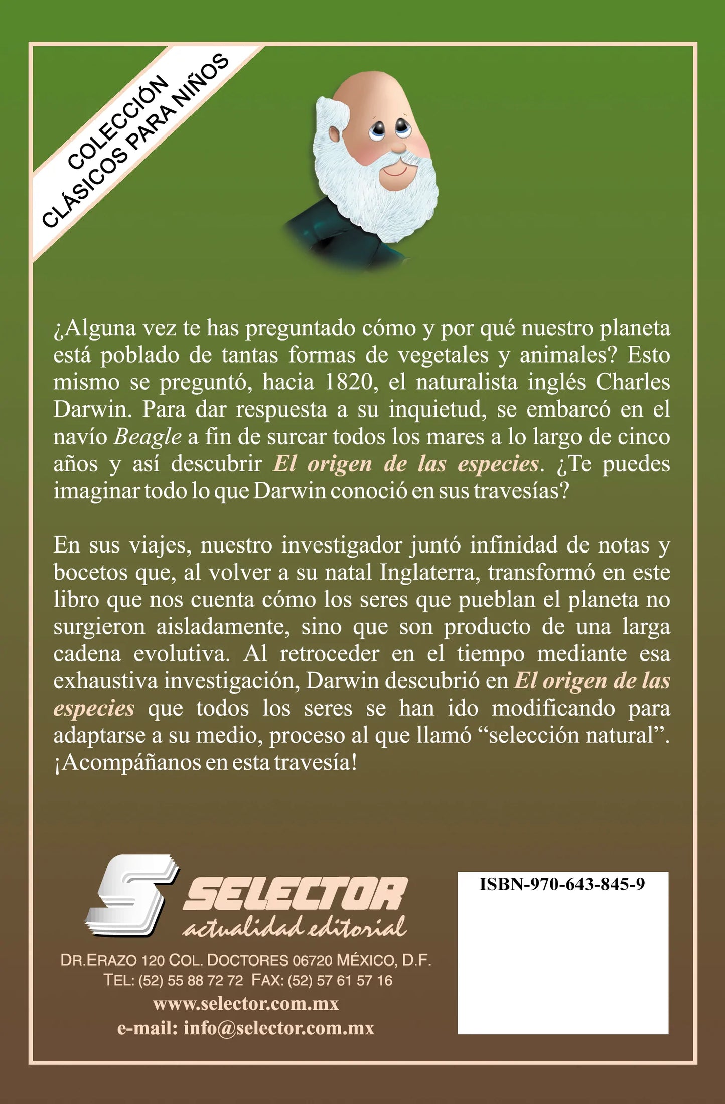 El origen de las especies - Editorial Selector