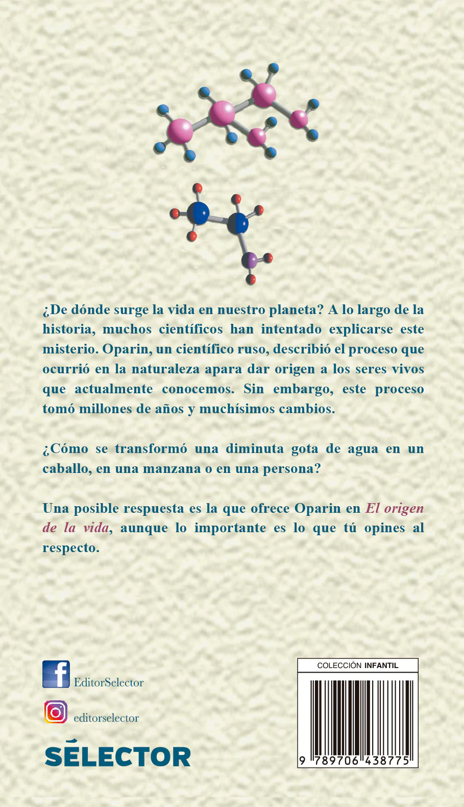 El origen de la vida - Editorial Selector