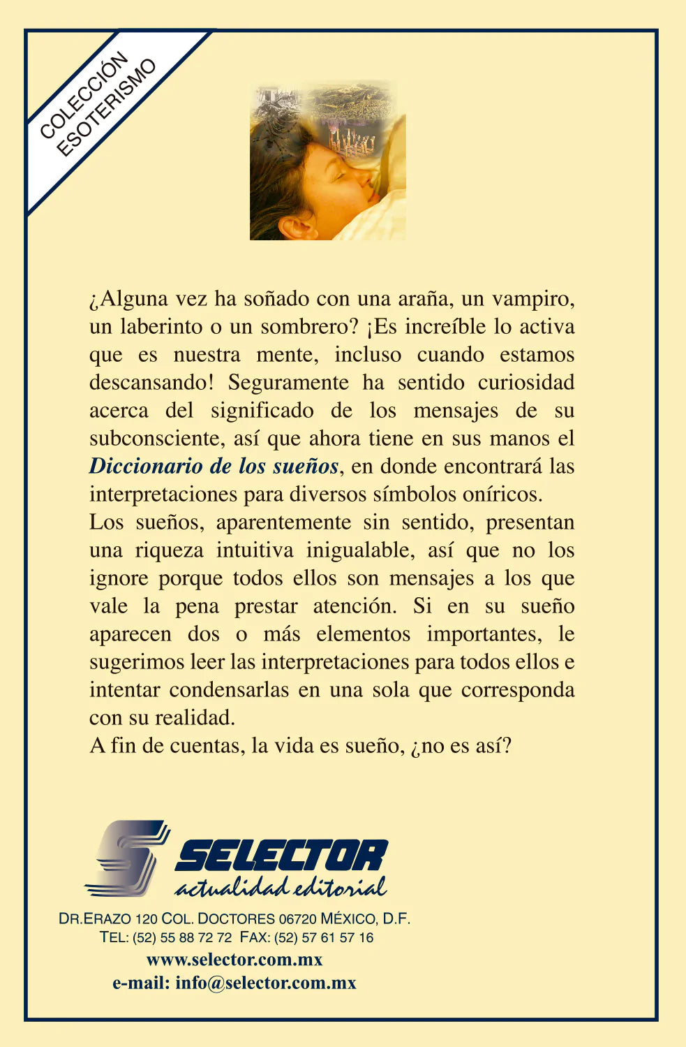 Diccionario de los sueños - Editorial Selector