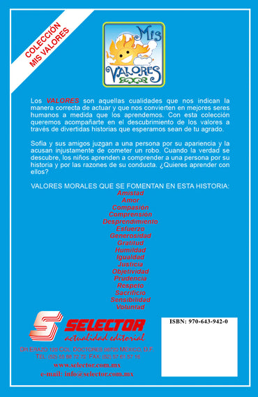 Valores con mis amigos, Mis - Editorial Selector