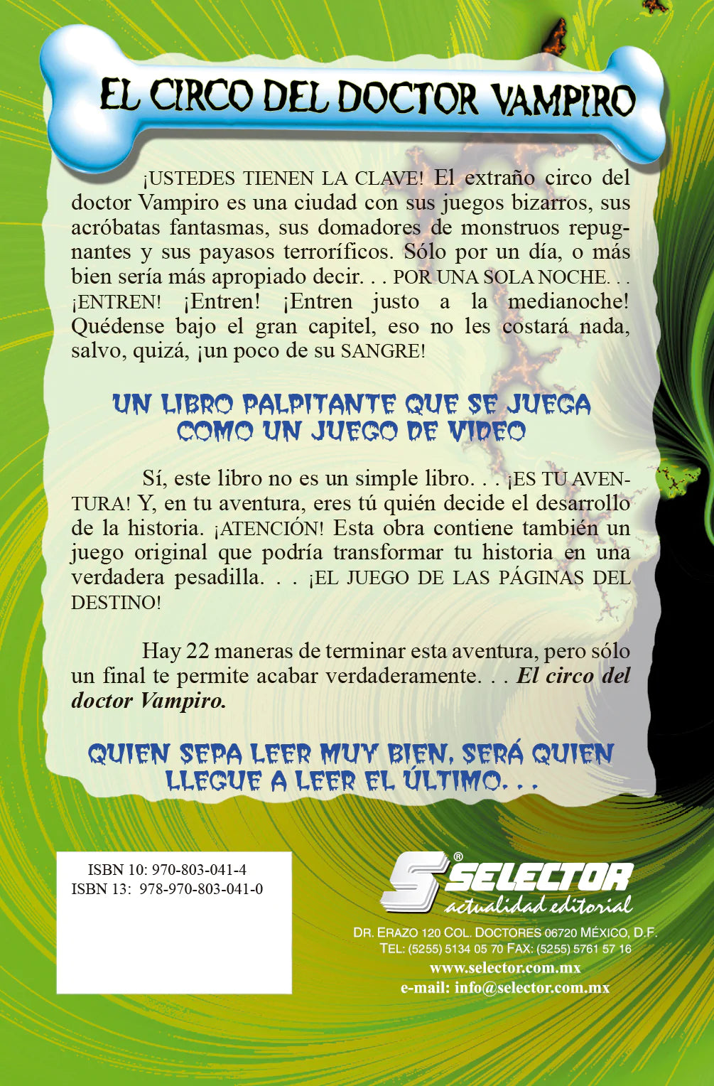 El circo del doctor Vampiro - Editorial Selector