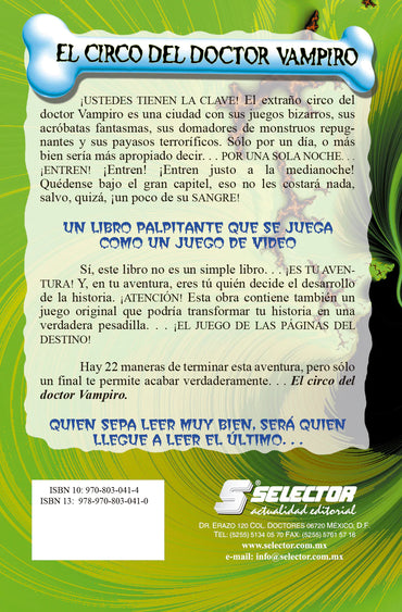 El circo del doctor Vampiro - Editorial Selector