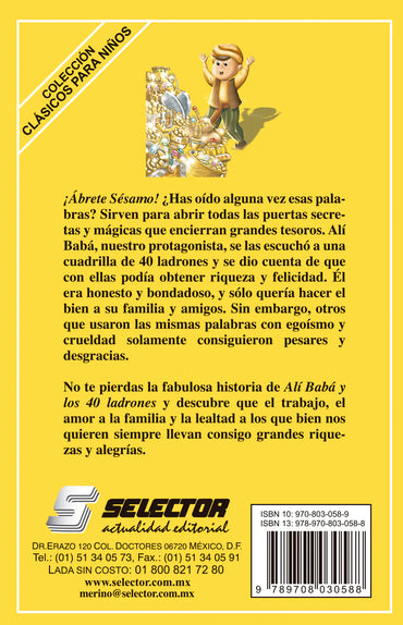 Alí baba y los 40 ladrones - Editorial Selector
