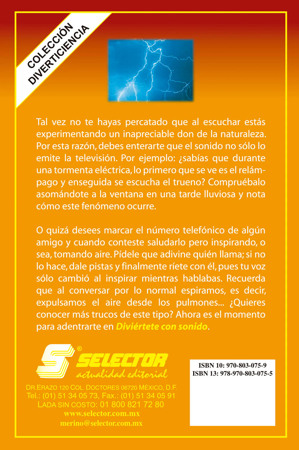 Diviértete con sonido - Editorial Selector
