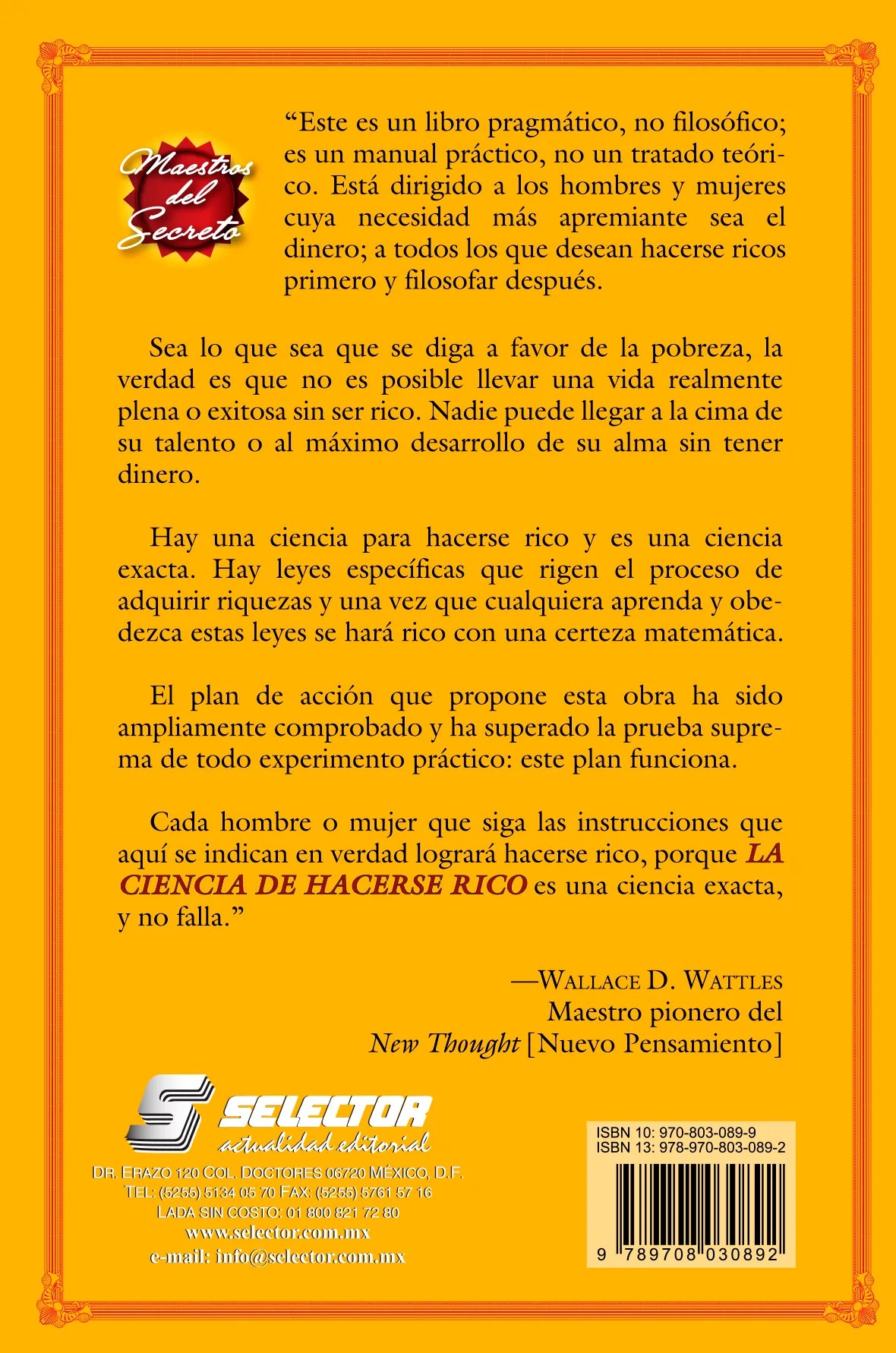 Ciencia de hacerse rico, La - Editorial Selector