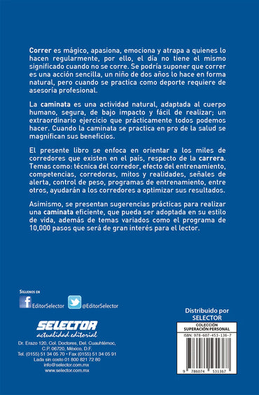La magia de correr - Editorial Selector