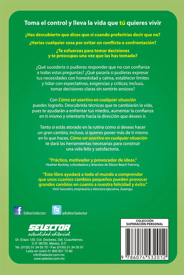 Cómo ser asertivo en cualquier situación - Editorial Selector